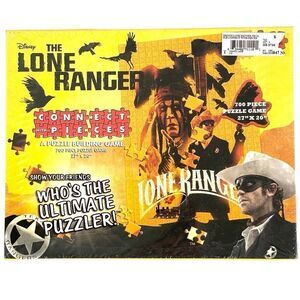 Disney‎ THE LONE RANGER Puzzle 700-Piece Building Game 27x20 NECA New/Sealed